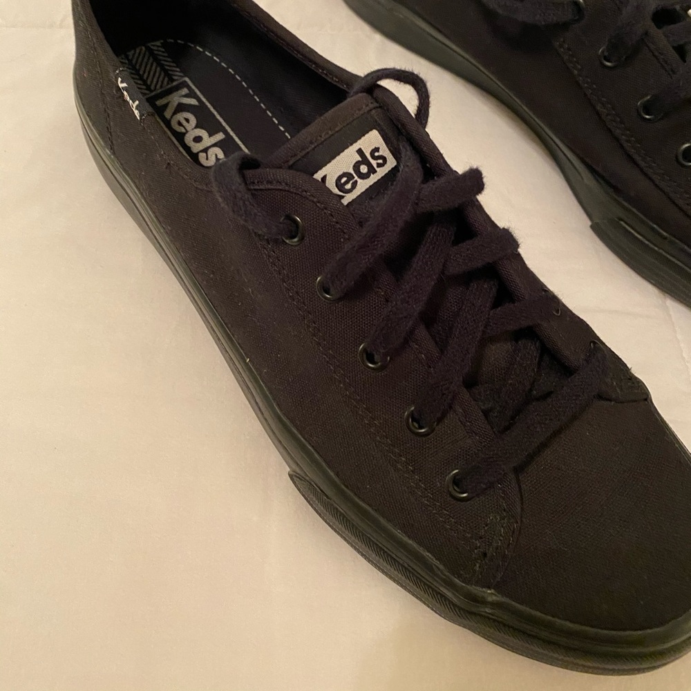 Keds flat black sneakers